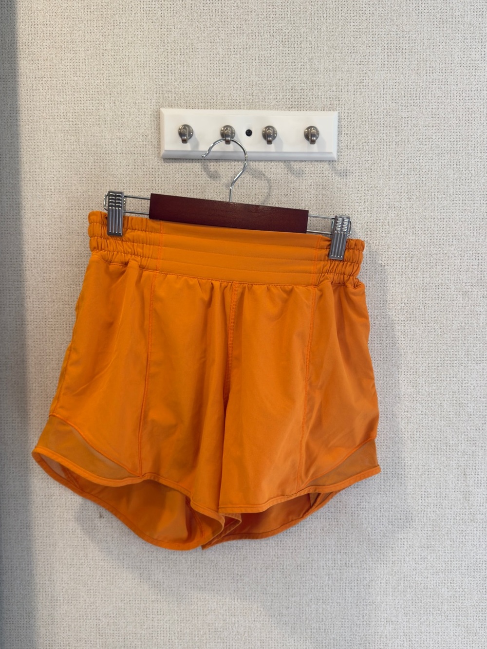 lululemon athletica Bright Orange Women's Athletic Shorts
